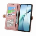 thumbnail image 4 of Dteck for Motorola Moto G Stylus 5G 2025 Wallet Case with Card Holder, PU Leather Flip Cover Wrist Strap Zipper Credit Card Slots Phone Cover for Moto G Stylus 5G 2025,Pink, 4 of 8