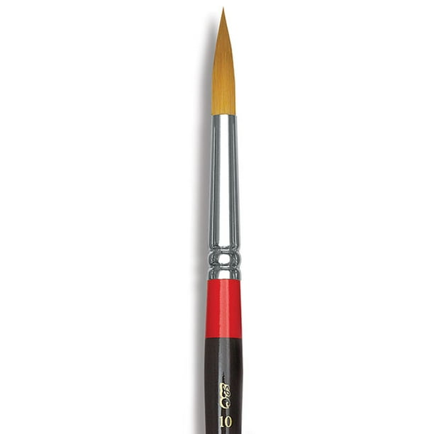 LoewCornell Watercolor Brush Ultra Round, Short Handle, Size 10