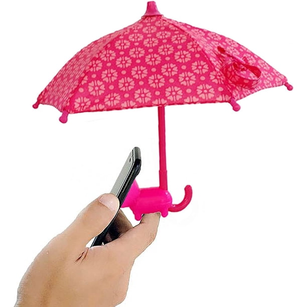 Soporte para paraguas de teléfono con ventosa, soporte universal ajustable para teléfono para sombrilla, visera solar, visera con soporte para teléfono con ventosa antideslumbrante (rojo)