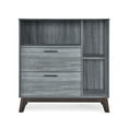 thumbnail image 3 of GVN Grey Accent Cabinet, Faux Wood Strength, Resistant to Moisture, Ideal for Entryway/Bedroom, 3 of 12