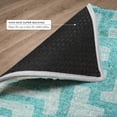 thumbnail image 6 of Addison Rugs Dream Shag Premium Machine Washable Transitional Contemporary Turquoise Runner Rug, 2'3" x 7'6", 6 of 8