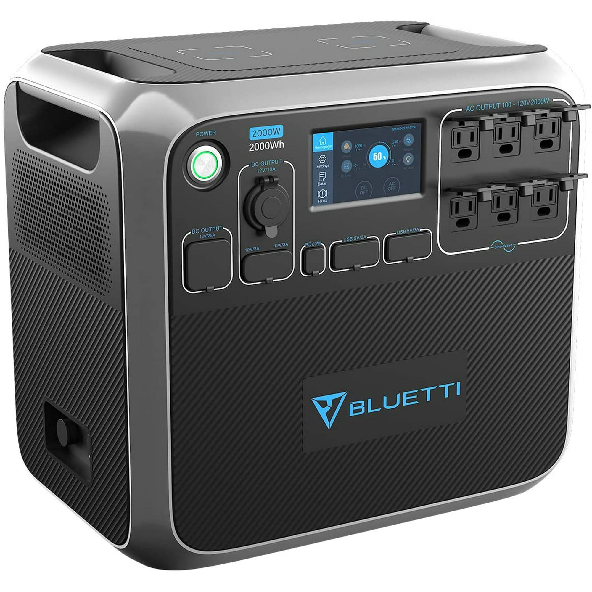 BLUETTI Portable Power Station AC200P 2000Wh Solar Generator with