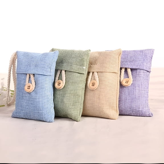 ACDANC Bamboo Charcoal Air Purifying Bag Activated Charcoal Bags Odor Absorber Air Fresheners for Home and Car, 1 Pack