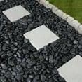 thumbnail image 3 of Rainforest, Outdoor Decorative Stone, Super Polished Pebbles, Black, 1", 20lbs., 3 of 3