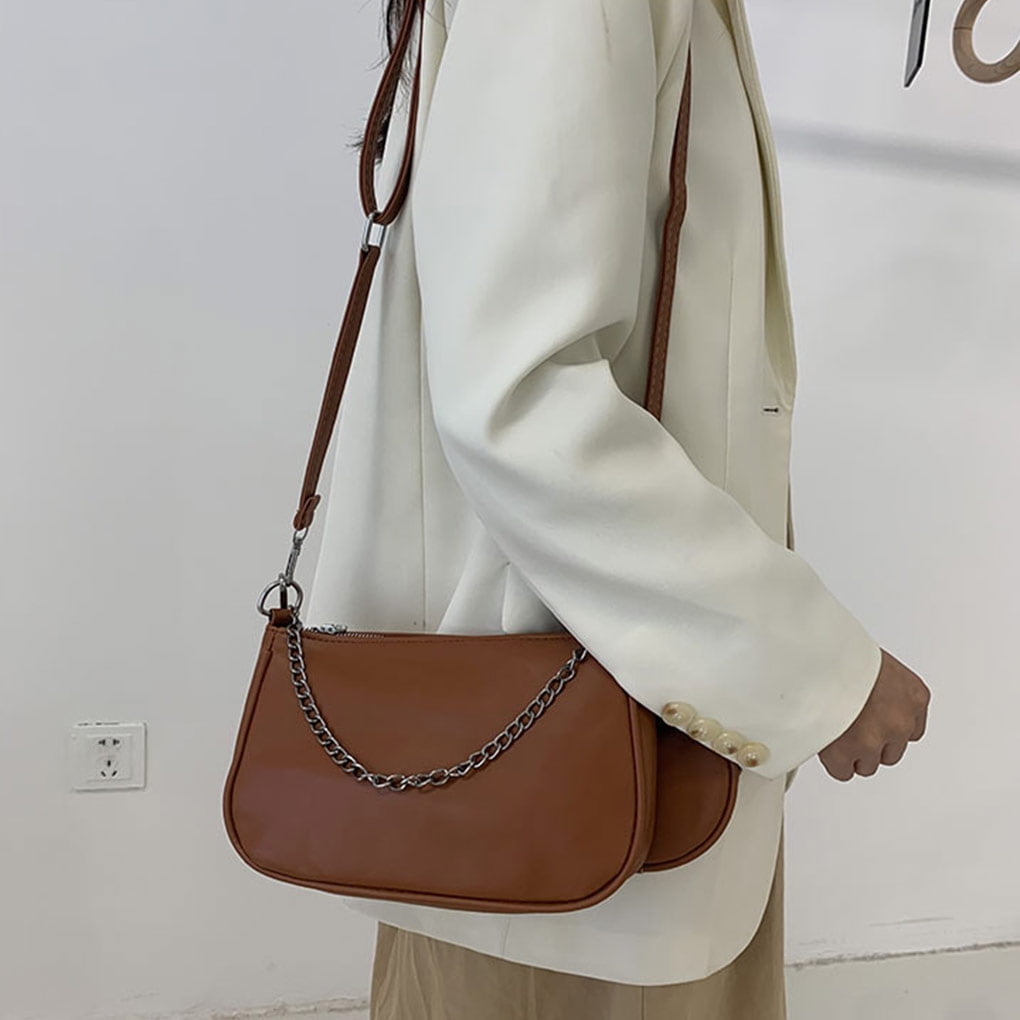 AMHDV Women Multipurpose Crossbody Bags Small Shoulder Bag Fashion 3 in 1  Zip Handbags with Coin Purse (01-black): Handbags