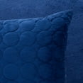 thumbnail image 4 of Haperlare 2 Pack Farmhouse Velvet Pillow Covers 18"x18" Square Throw Pillow Cover Decorative Pillows for Sofa Couch Bed Chair, Navy Blue, 4 of 6