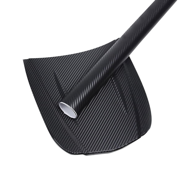 BIMZUC 3D Carbon Fiber Car Sticker – Waterproof Vinyl Wrap, 127x10 cm, Black, 3‑D Texture, Durable & Fade‑Proof