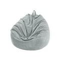 thumbnail image 1 of EYIIYE Corduroy Sofa Cover for Bean Bag Chair, Water Drop Shape Sofa Cover, 1 of 7