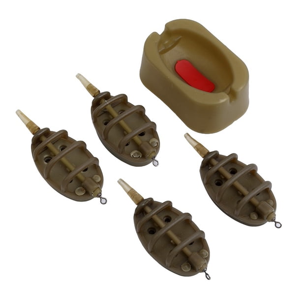 Aparejos de pesca Eigraketly Kit de plomada portátil de plástico gramos grandes