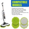 thumbnail image 3 of Microfiber Chenilles Pads for Shark Steamer S7001 s7020 s7000amz s7000 s7001tgt s7201 s8201 S7005 s8001 Series Rotating Steam Scrubber,Scrub Sanitize at The Same,Round Scrubbing Mop Replacement Pad, 3 of 14