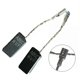 thumbnail image 3 of 2pcs Carbon Brushes A86C KVP Carbon Brush For Bosch Angle Grinder GWS5-100/6-100/125 1619P07571 Power Tool Accessories, 3 of 5