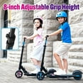thumbnail image 4 of EVERCROSS Kids Electric Scooter, 150W Motor, Max Speed 9.3 MPH, 5 Miles Range, Colorful LED Lights, Foldable, Blue, 4 of 9