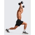 thumbnail image 3 of Shorts CRZ YOGA Texturizados para Entrenamiento con Corte Lateral 5" Negro M, 3 of 7