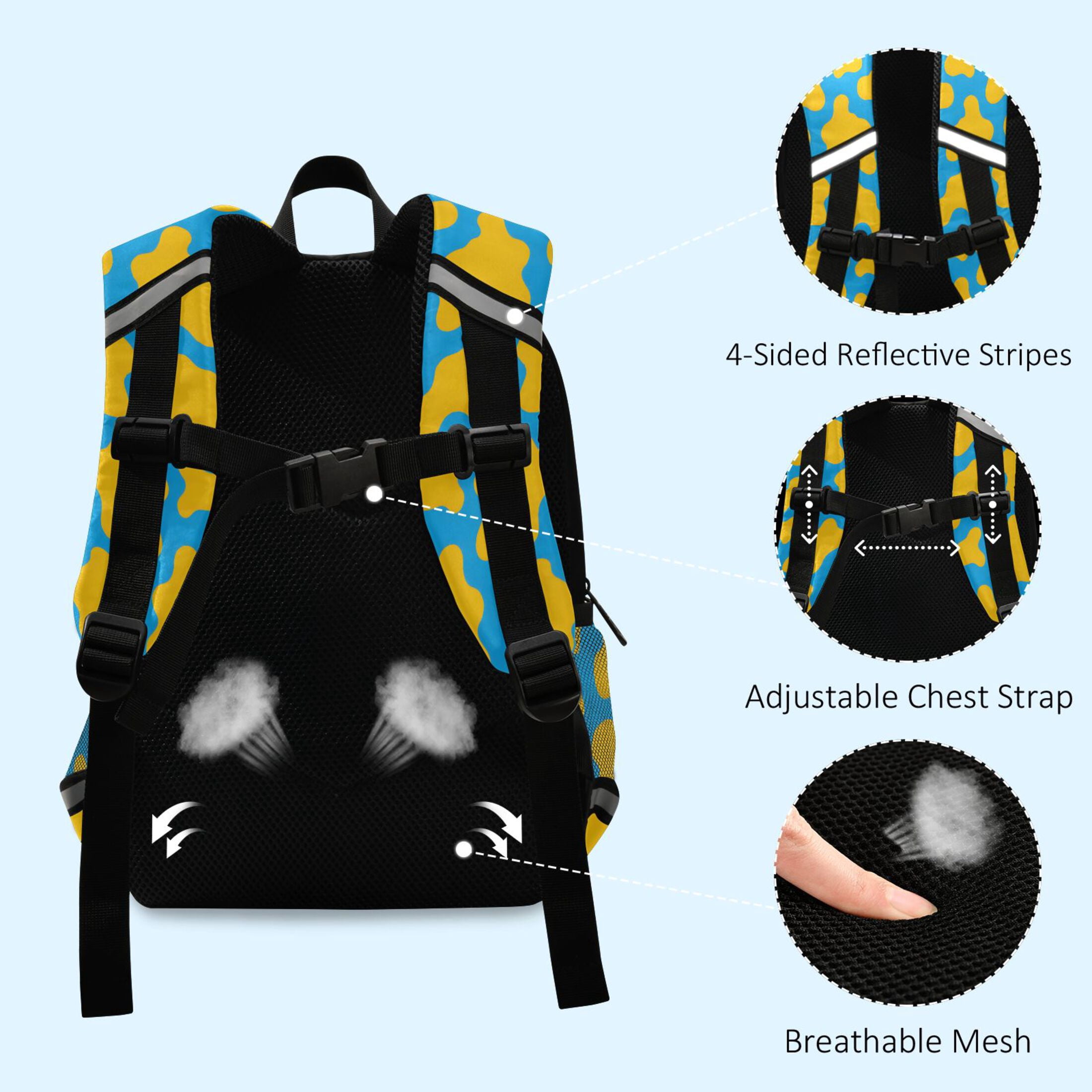 ALAZA Cow Print School Backpack Elementary Student Bookbag