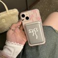 thumbnail image 4 of INS Cute Bowknot For Magsafe Magnetic Wireless Charge Case For iPhone 15 14 13 12 11 Pro Max X XR Xs Max Magnetic Pocket Cover, 4 of 4