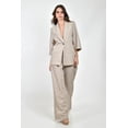 thumbnail image 1 of Conjunto a rayas manga 3/4 Roman Fashion /Juvenil, 827 (Beige) beige M, 1 of 5