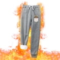 thumbnail image 2 of TAIAOJING Women Wide Leg Pants Low Waist Baggy Cargo Drawstring Loose Pocket Jogger Hippie Punk Streetwear Trousers, 2 of 5
