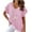 Pink, variant on Black Blouses for Women Fashion 2025 Womens T Shirts Loose Fit Boho Generic Womens Tops