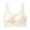 White, variant on Women's Wireless Bras Seamless Pullover Style Padded Bralettes with Removable Cups, Soft No Underwire Everyday Sleep Bra