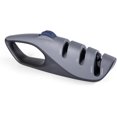 thumbnail image 1 of Professional Manual Knife Sharpener Tool 5 Angle Adjusted Guides with 3 Stage Knife Sharpening for Most Kitchen Chefs/Serrated/Bread/Pocket/Hunting Knives, Scissors, 1 of 8
