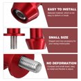 thumbnail image 3 of OULII Vis à Main 2 Pcs Aluminium Rouge pour Support Latéral de Moto Agrandissement Diamètre 8mm, 3 of 8
