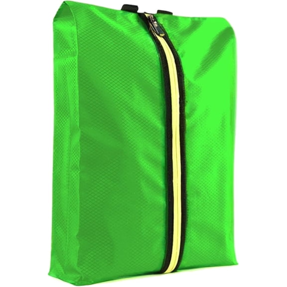 Shoe Bags for Travel, Large Capacity Waterproof Portable Shoe Bags with Zipper, Golf soccer cleats Shoe Bag, Multi-Functional Travel Shoe Pouch for Men & Women (Green)