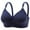 Dark Blue, variant on EOYWHK 1PC Bras for Women No Underwire, Women Underwear Comfortable Large Size Steel Ring Bra Thin Bra