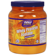 NOW Sports Nutrition, Whey Protein Isolate, 25 G With BCAAs, Unflavored