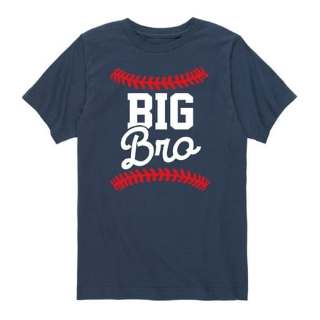 

Instant Message - Bro Baseball Big - Kids Short Sleeve T-Shirt