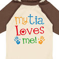 thumbnail image 4 of Inktastic My Tia Loves Me Boys or Girls Long Sleeve Baby Bodysuit, 4 of 5