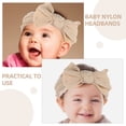 thumbnail image 4 of BESTYASH 2Ud Baby Bow Headband En Nylon Con Para De Cabello Color Variado, 4 of 6