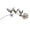 C, variant on Halloween Light-Up Ghost Yard Stakes Decor - Metal Arch Garden Decoration with 3 Glowing Ghosts Halloween Yard Decorations - Spooky Outdoor Pathway Lights for Lawn, Porch & Fall Party