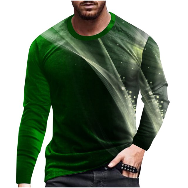 Pompotops Homme Décontracté Col Rond Manches Courtes Pull Ligne T-Shirt Imprimé 3D en Solde