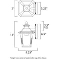 thumbnail image 3 of Maxim Lighting - One Light Outdoor Wall Lantern - Outdoor Wall Mount -, 3 of 5