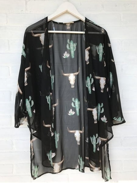 walmart skull cardigan