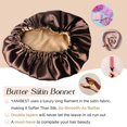 thumbnail image 6 of Satin Silk Bonnet for Sleeping, Hair Bonnet Women Love, Ideal for Curly & Natural Hair Care, Nighttime Protection, 6 of 6