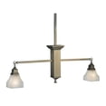 thumbnail image 2 of Meyda Tiffany 129070 Bungalow 2 Light 40" Wide Linear Pendant - Nickel, 2 of 7