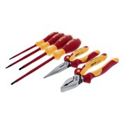 Wiha 32984 6 Piece Insulated Industrial Pliers/Drivers Set