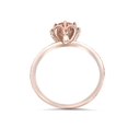 thumbnail image 3 of 7/8Carat Morganite & Diamond Engagement Ring 14K Rose Gold, 3 of 3