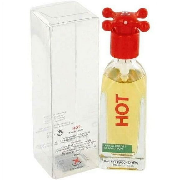 BENETTON HOT 1.7 oz. EDT spray Women Men Perfume 50 ml New NIB