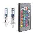 thumbnail image 1 of 2 piezas 880881 H1 H3 5050 RGB LED faro de coche antiniebla accesorios de bombillas de lámpara - Enchufe H1 Estilo A, 1 of 6