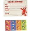 Sesame Street"Elmo Turns One" Postcard Invitation. 8ct, Multicolor, 4 1/4" x 6 1/4" (491835)