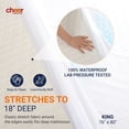 thumbnail image 5 of Cheer Collection Knitted Fabric Waterproof Mattress Protector, 5 of 5