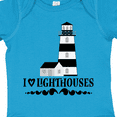thumbnail image 4 of Inktastic I Love Lighthouses Girls Baby Bodysuit, 4 of 5
