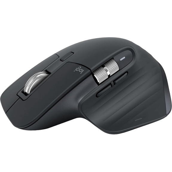 Restored Logitech MX Master 3S Wireless Bluetooth Mouse Graphite (Refurbished)