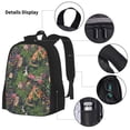 thumbnail image 3 of Disketp Forest Animals And Plants Mochila Estampada de Gran Capacidad con Lonchera y Estuche, Set de 3 Piezas para Estudiantes, 3 of 7
