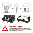 thumbnail image 7 of Big and Tall Office Chair, 130°Adjustable Lumbar Support Heavy Duty, Metal Base Quiet Rubber Wheels High Back, Large Executive Computer Desk Swivel Chair, Ergonomic Design for Back Pain, 7 of 7