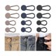 thumbnail image 2 of Extensor de botones de cintura YONGSHENG 12 piezas para pantalones de mujer y hombre 3 colores, 2 of 5