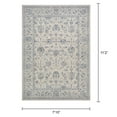 thumbnail image 2 of Couristan 71429696710112T 7 ft. 10 in. x 11 ft. 2 in. Sultan Treasures All Over Mashhad Rug, Grey, 2 of 4