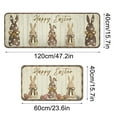 thumbnail image 3 of NSESSHome Easter Kitchen Decor, Easter Kitchen Rugs and Mats Set of 2, Farmhouse Bunny Kitchen Mat for Floor, Spring Easter Decorations for The Home 15.7x23.6 Inch-15.7x47.2 inch, 3 of 9